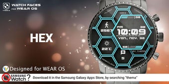 Imagen 1 para Hex Watch Face & Clock Wi…