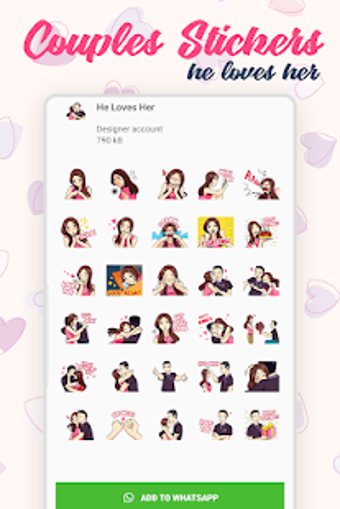 Imagen 0 para Love Stickers for WhatsAp…