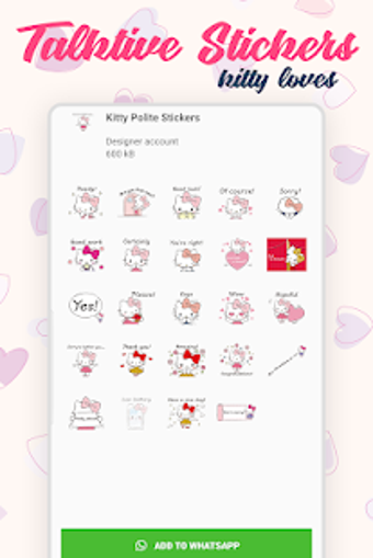 Imagen 1 para Love Stickers for WhatsAp…