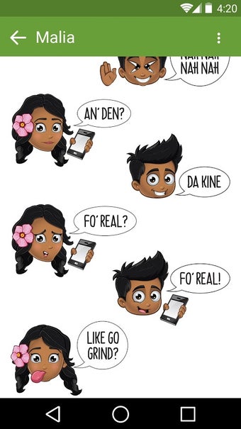 Image 1 for Pidginmoji Animated Hawai…