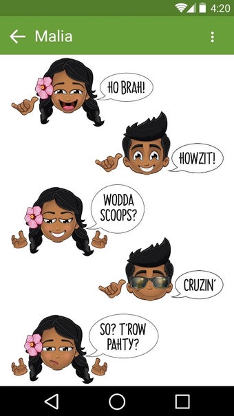 Image 2 for Pidginmoji Animated Hawai…