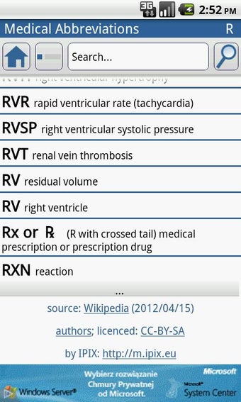 Imagen 1 para Medical Abbreviations EN