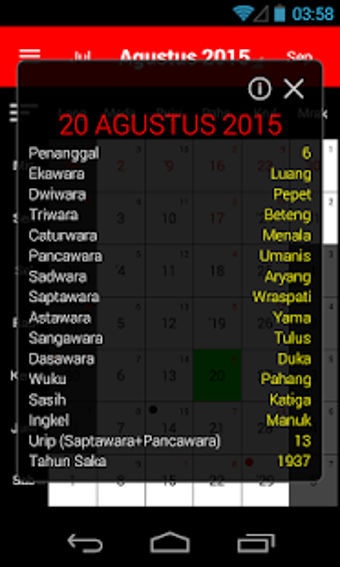 Imagen 1 para Kalender Bali