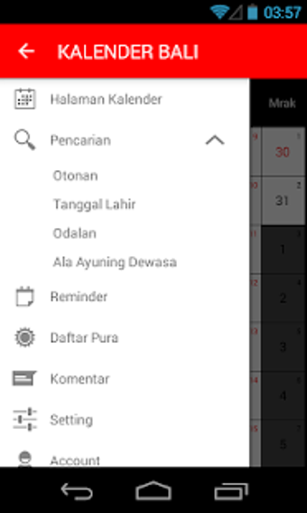 Imagen 2 para Kalender Bali
