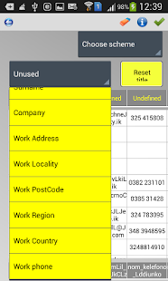 Imagen 1 para Import contacts CSV TXT X…