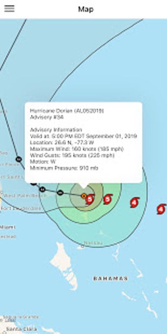 Image 1 for Tropical Hurricane Tracke…