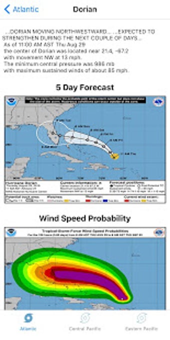 Image 0 for Tropical Hurricane Tracke…