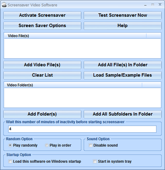 Image 0 for Screensaver Video Softwar…