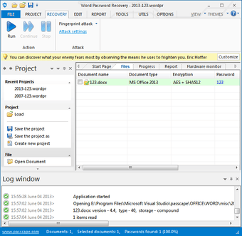 Imagen 0 para Word Password Recovery