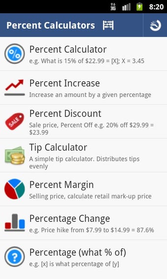 Imagen 0 para Percent Calculator