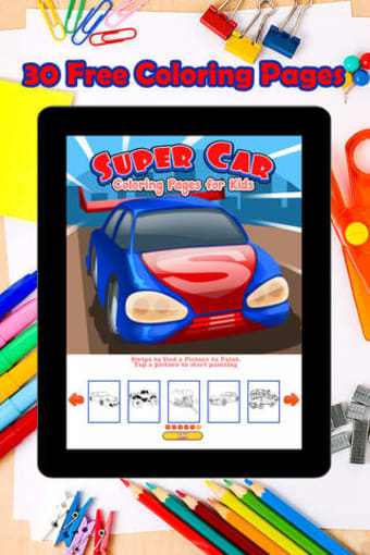 Image 0 for Super Car Coloring Pages …