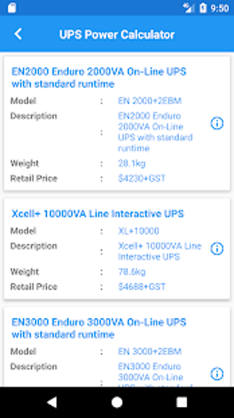 Image 1 for UPS Power Calculator