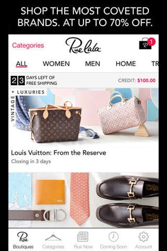 Image 0 for Rue La La-Shop Designer A…