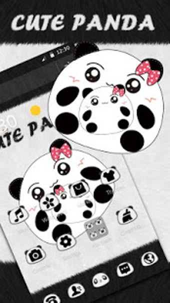 Image 3 for Cute Cartoon Panda Theme
