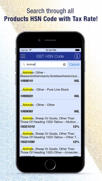 Image 1 for GST HSN Code