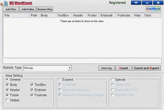 Image 0 for MSWordCount