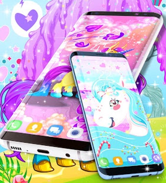 Image 1 for Unicorn live wallpaper