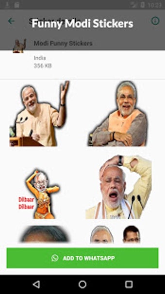 Image 0 for Modi Sticker App For What…