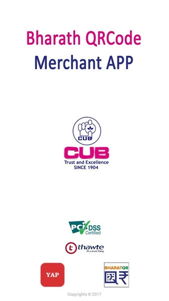 Image 1 for CUB BharatQR Merchant app