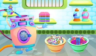 Imagen 1 para Laundry washing girls gam…