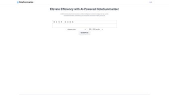 Image 0 for NoteSummarizer