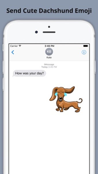 Image 2 for Weinermoji - Dachshund Em…