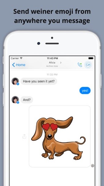 Image 3 for Weinermoji - Dachshund Em…