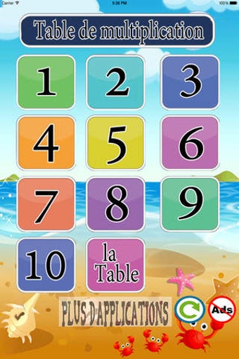Image 0 for Table de multiplication
