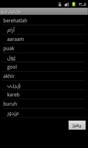Imagen 1 para Malay Urdu Dictionary