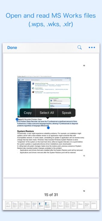 Image 0 for WPS Reader - for MS Works
