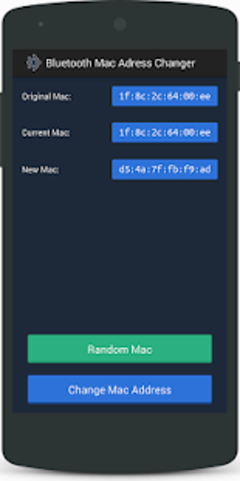 Image 1 for Bluetooth Mac Address Cha…