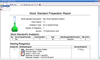 Imagen 0 para Stock Standard Preparatio…