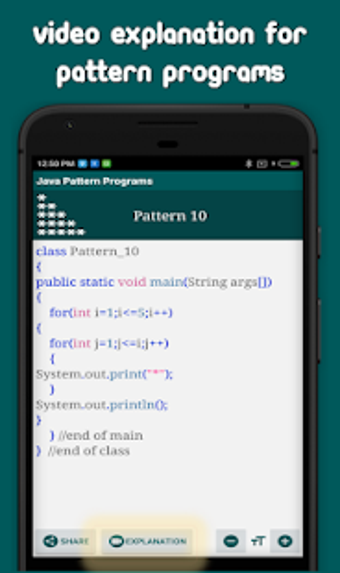 Image 2 for Java Pattern Programs