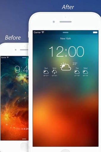 Image 0 for Weather Lock Screen Desig…