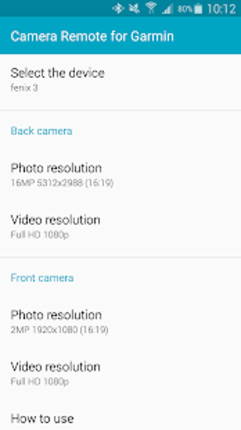 Image 0 for Camera Remote for Garmin …
