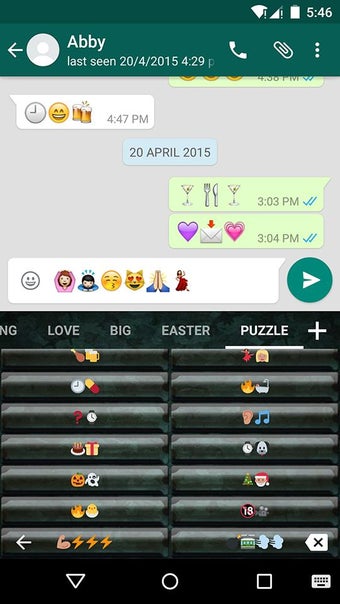 Image 0 for Camo Emoji Keyboard Theme