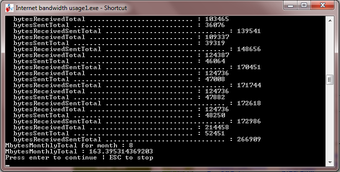 Imagen 1 para Internet Bandwidth Counte…