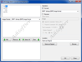 Image 0 for All Image Batch Convert A…