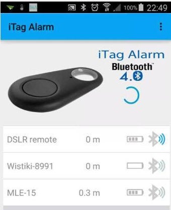 Image 1 for JG iTag Alarm