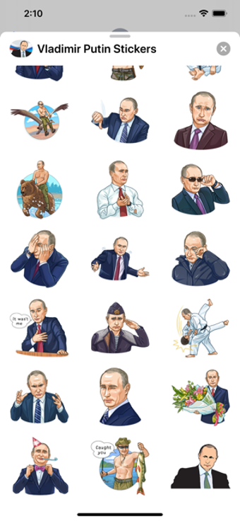 Image 1 for Vladimir Putin Stickers