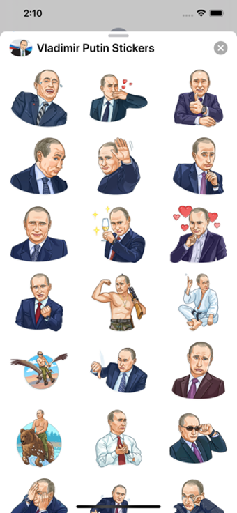 Image 0 for Vladimir Putin Stickers