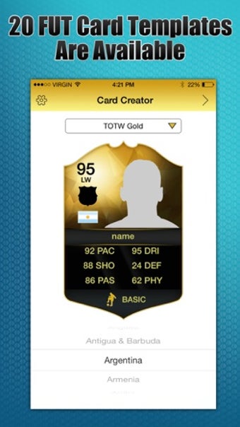 Imagen 1 para FUT Card Creator Free