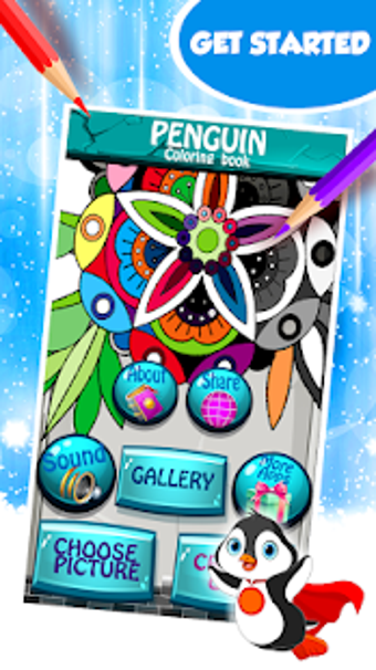 Image 2 for Penguin Coloring Book