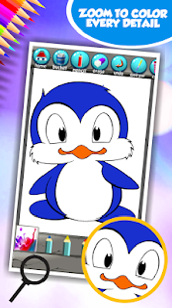 Image 0 for Penguin Coloring Book