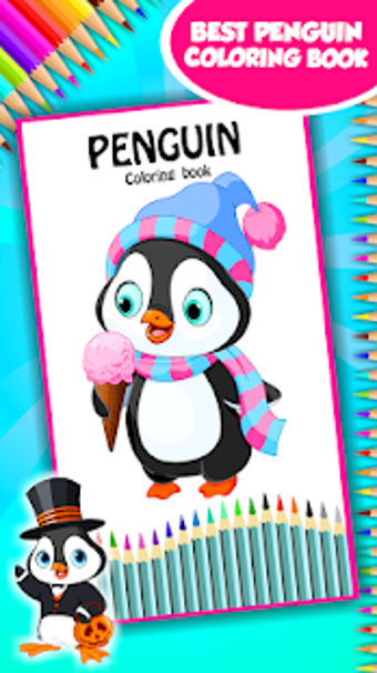 Image 3 for Penguin Coloring Book