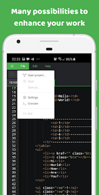 Imagen 1 para Code Editor for DEX