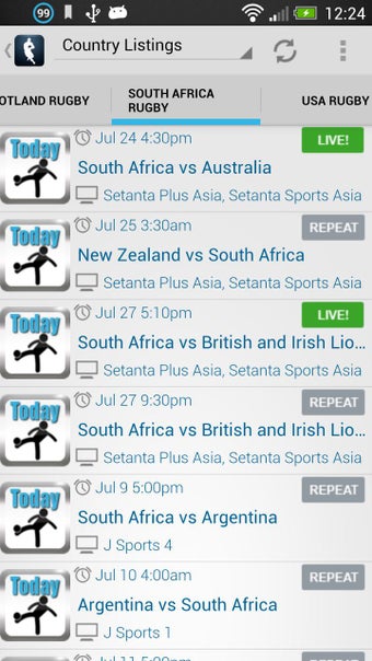 Image 1 for Live Rugby On TV