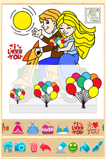 Image 2 for Coloring game for girls a…