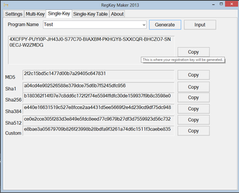 Imagen 1 para RegKey Maker 2013
