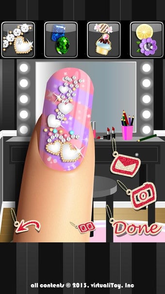 Imagen 0 para Glitter Nails: Makeup Gam…